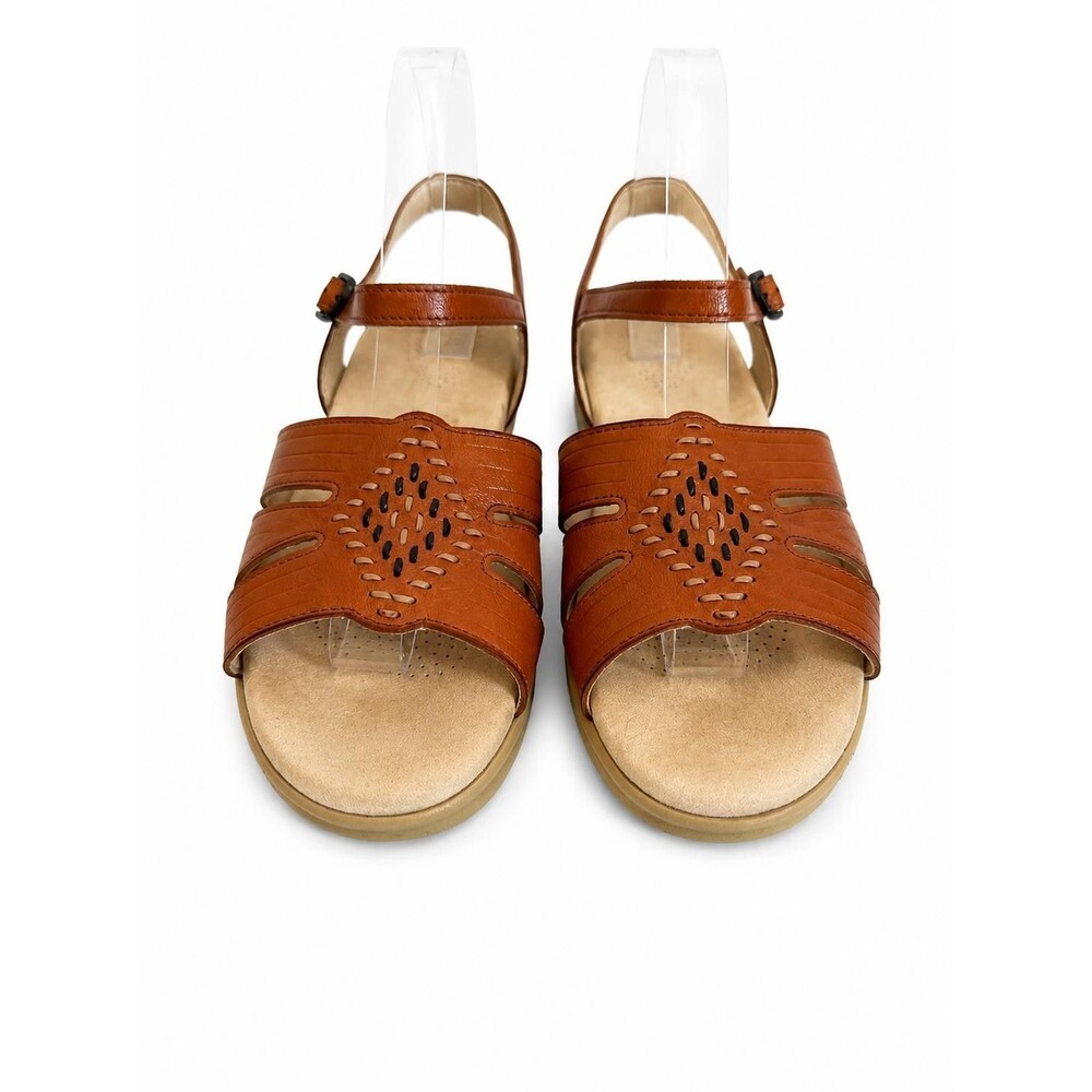 SAS Tripad Comfort Womens Brown Leather Huaraxhw Slingback Sandals Size 9M USA